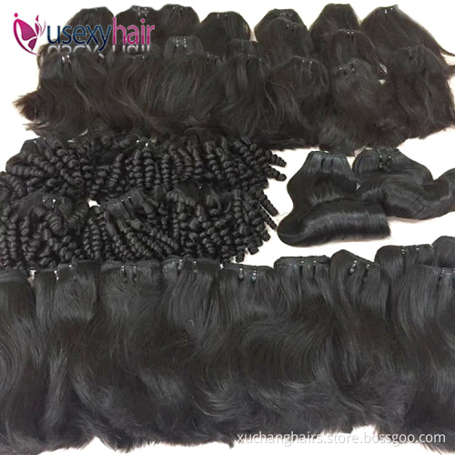 Wholesale super double drawn hair bundle unprocessed raw virgin cuticle aligned hair vendors Vietnamese bone straight hair